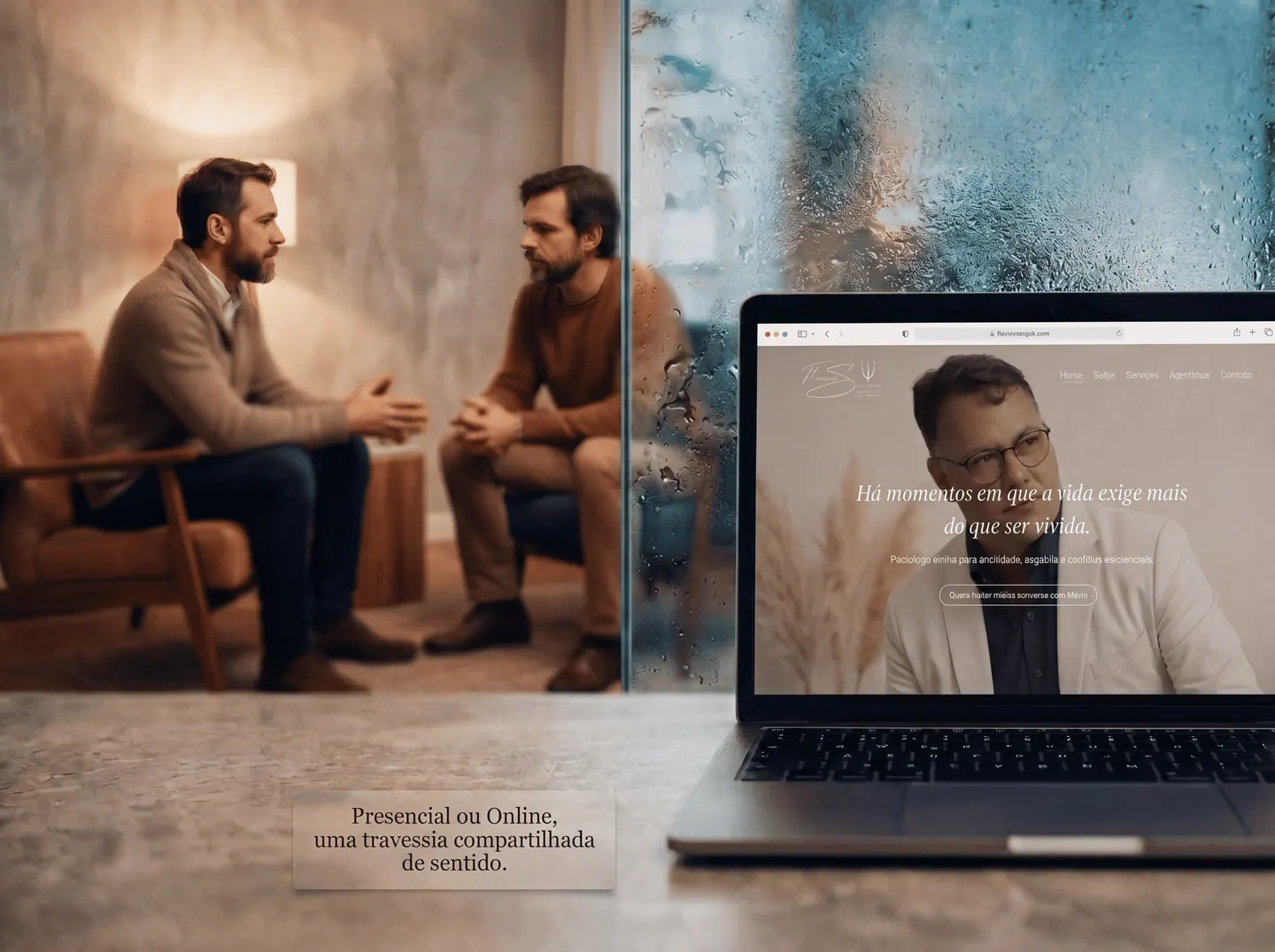 Psicoterapia existencial online ou presencial com Flávio Sousa